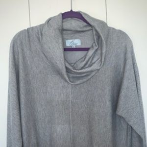 Super Cozy Joan Vass XL Cowl Neck Sweater